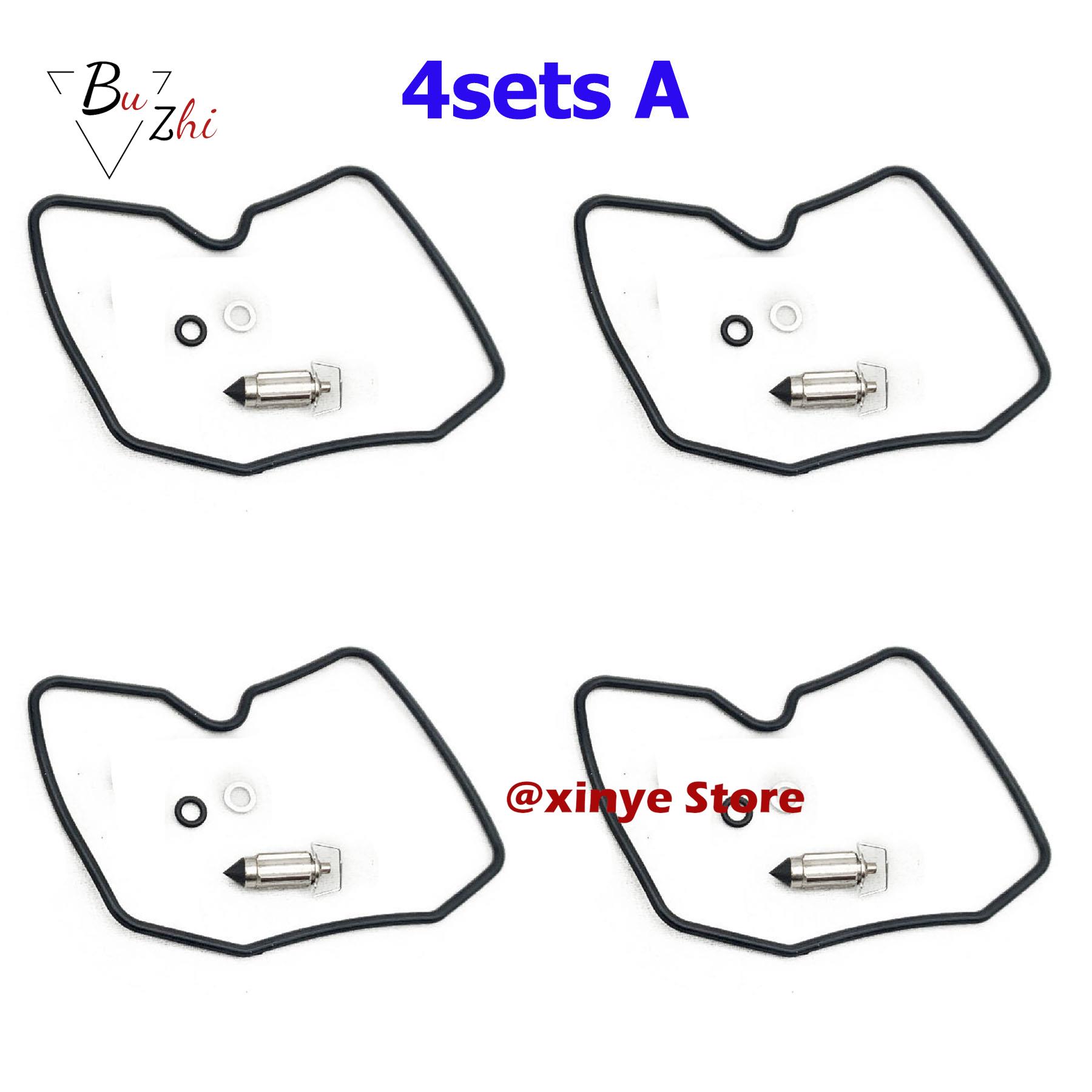 Ремонтный комплект для карбюратора Kawasaki Zephyr 400 Keihin CVK ZR400 C1-C7 1989-1995 ZR 400 Zephyr400 4sets A