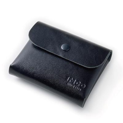 IMCO Coin Küçük Bozuk Para Orijinal Mini 2 Cepli Poly Shopper Erkek Kılıfı, Cüzdan, Deri, Cüzdan, (Siyah)