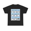 Chiikawa Kawaii Anime T-Shirt Unisex Kurzarm Oberteile Lässiges Tägliches Outfit Süßer Charakter Aufdruck T-Shirt Für Männer Frauen