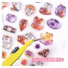 Set of 2 Cute 3D Reward Stickers for Cell Phone Diary Sparkly Girl Craft Supplies Marine DIY, Decorations, Decorations, Decor, (Bear + Life)