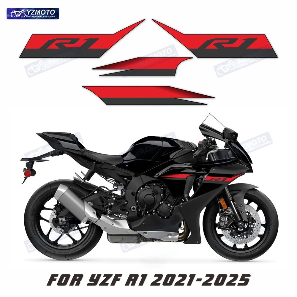 For YZF R1 YZF-R1 2020 2021 2022 2023 2024 Motorcycle Racing Fairing Stickers Reflective Body Decoration Decal Sticker