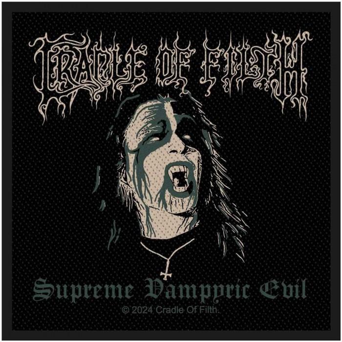 Cradle Of Filth Supreme Vampiric Evil Woven Standard Patch