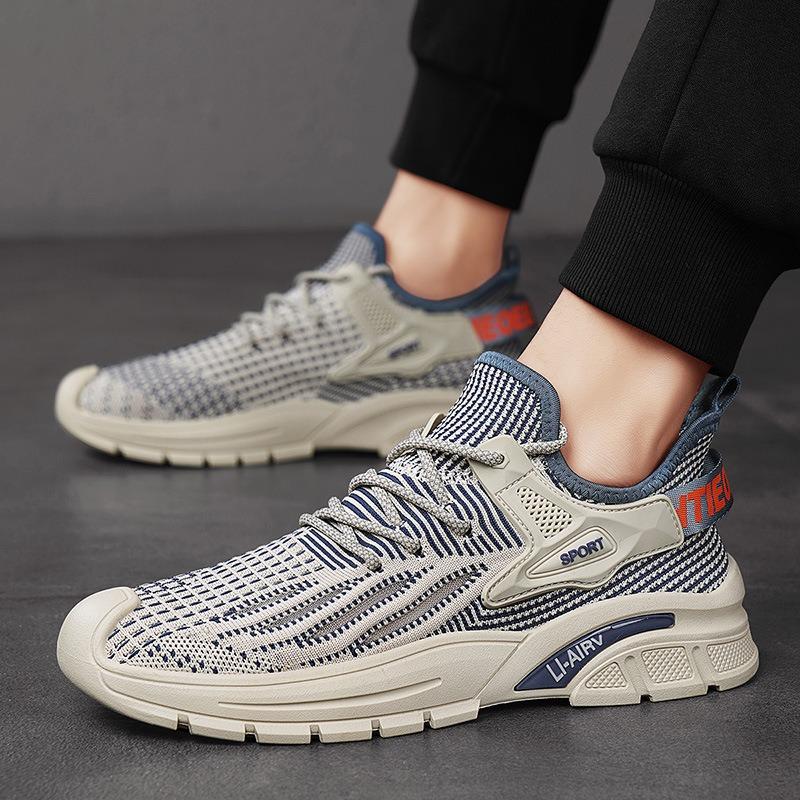 Breathable men's shoes spring and autumn new coconut thin sports shoes men's mesh casual summer shoes