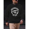 Basic Sweatshirt met Ronde Hals, Duurzaam Anti-Pilling & Knus, Geschikt voor Thuis & Onderweg