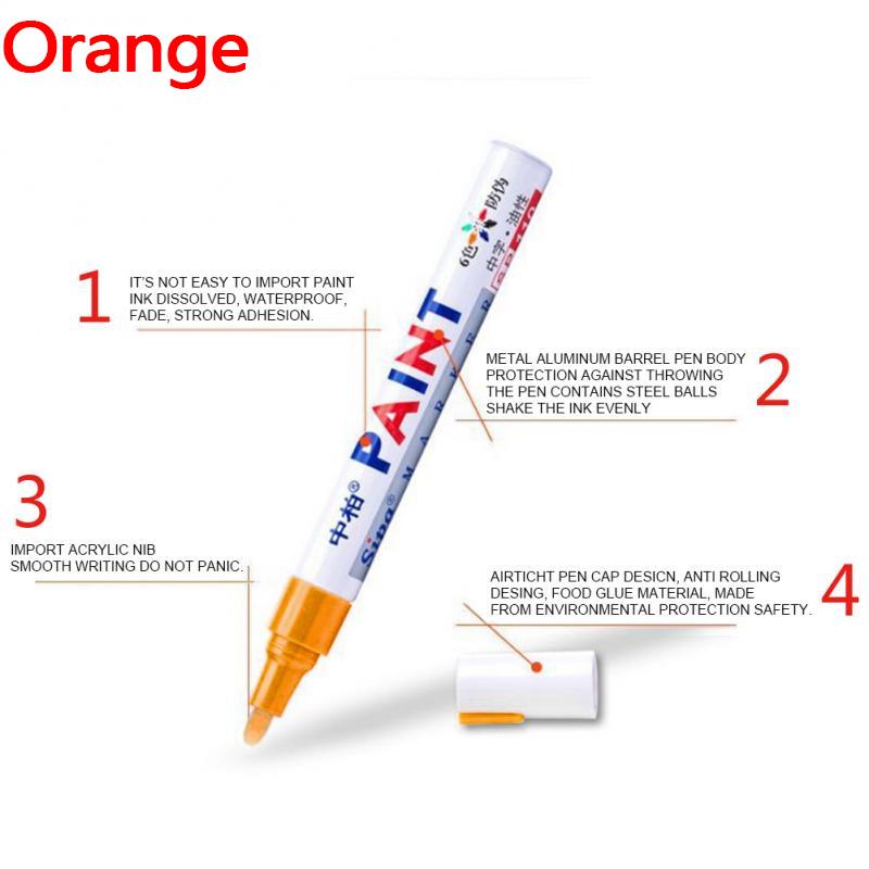 Auto Auto Füllen Kratzer Reparatur Farbe Stift Pflege Auto Styling Permanent Farbe Marker Fix Tool DIY Fettige Graffiti Stift Klar entferner