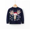 New Children's Christmas Sweater Collection: Girls' and Boys' Autumn/Winter Cartoon Pullover Knitwear