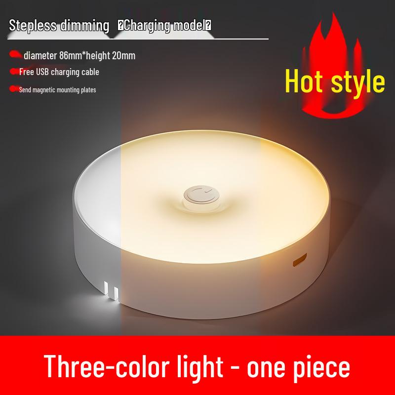 Kabelloses Smart-LED-Nachtlicht mit Sensor für Schlafzimmer, Flur oder Schrank - Wiederaufladbar und bewegungsaktiviert