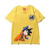 Boys, Girls and Adults Dragon Ball Goku Cartoon Short-sleeved T-shirt, Japanese Anime Fusion Children's Printed Trendy Top