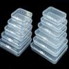 Rectangular Transparent Plastic Box for Storage and Packaging