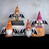 Cute Halloween Wings Doll Funny Knitted Plush Doll Crafts Faceless Doll  New Year