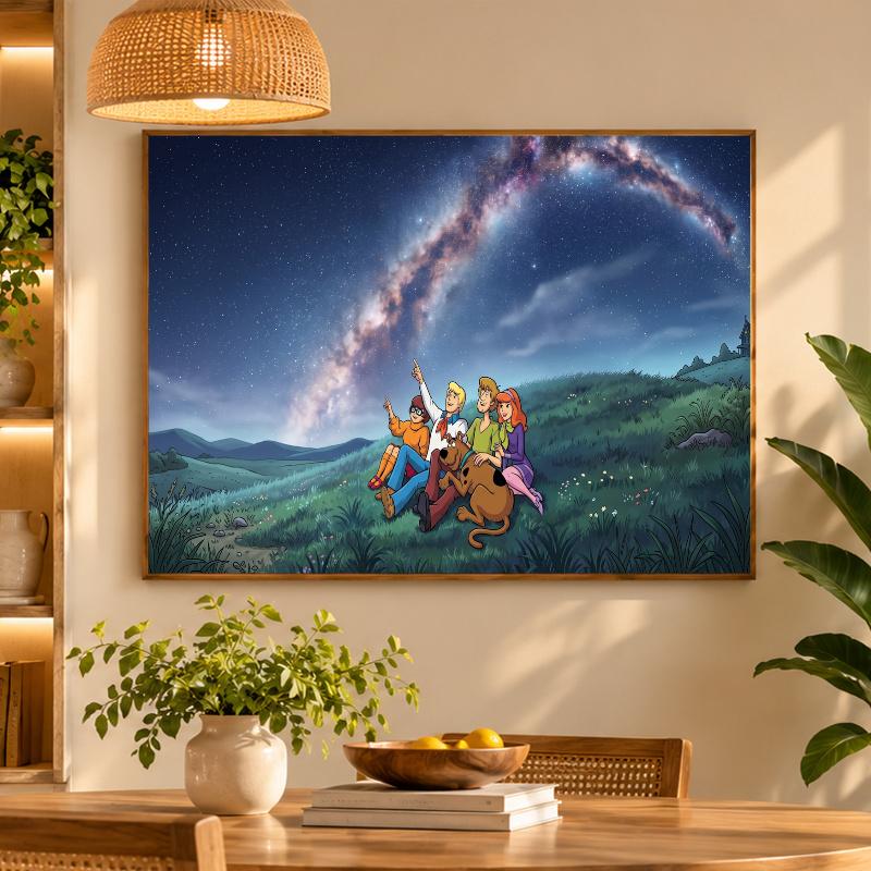 5D Diamond Painting Scooby-Doo DIY Full Drill Diamond Art Kit Home Decoration