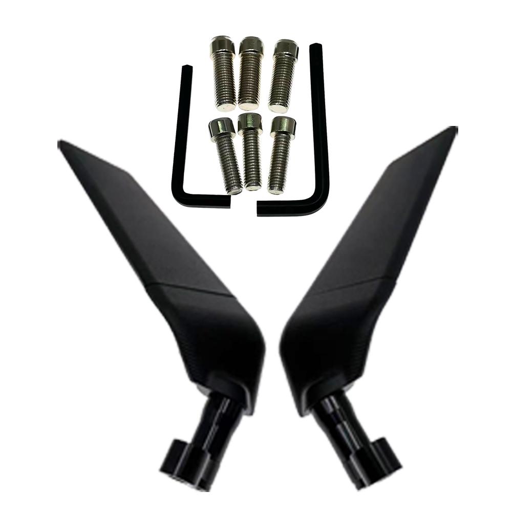Motorrad Rückspiegel Verstellbare Drehende Seitenspiegel Universelle Passform für Honda CB125R CB150R CB250R CB300R CB250X CB