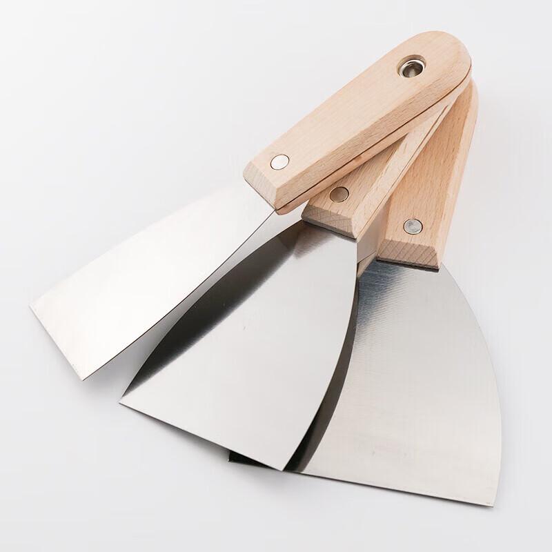 Langxi Stainless Steel Putty Knife with Beech Wood Handle