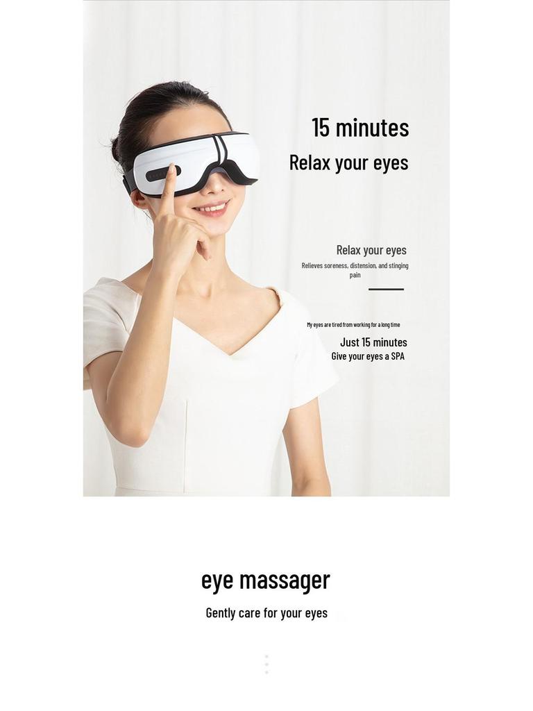Adult Eye Massager: Vibration & Heating Eye Mask for Fatigue Relief - Perfect Eye Care Gift