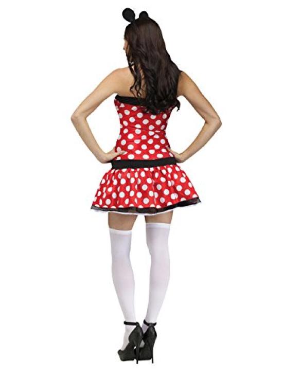Fun World 120874 Minnie Mouse Dress Costume for Women (S/M)