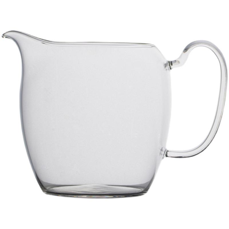 Japanese Thickened Transparent Gongdao Cup: Glass Side-Handle Serving Pitcher for Kung Fu Tea
