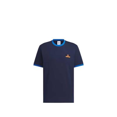Originals Adizero Aruku Comfortable Simple Versatile Casual Short Sleeve T-Shirt Men Tops Deep-Indigo JX2637