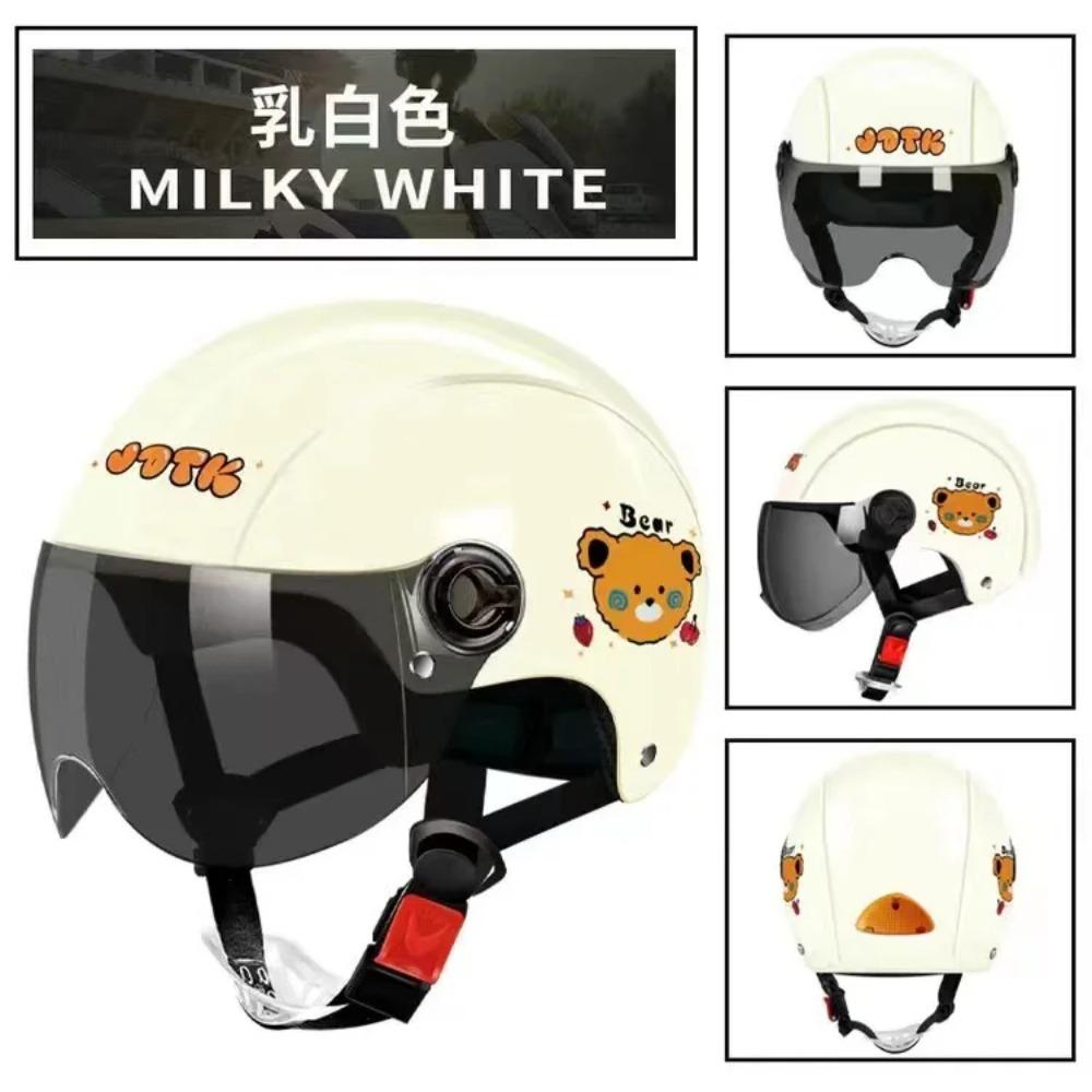 2024 Шлем для электровелосипеда Шлем для езды на электровелосипеде Милый Мужской Женский Летний Полушлем для Электровелосипеда Мотоциклетный Защитный Шлем