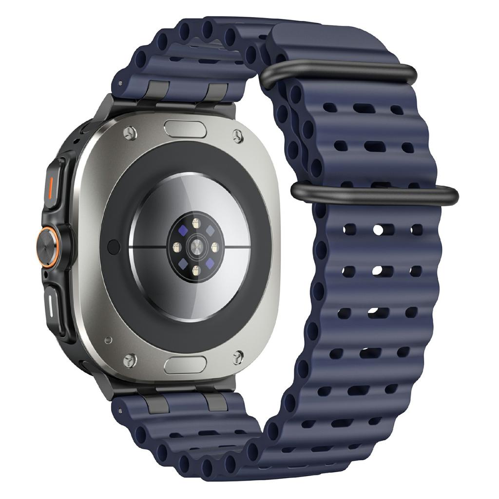 For Samsung Galaxy Watch Ultra (2025) 47mm/Watch Ultra 47mm Breathable Watch Strap Silicone Band