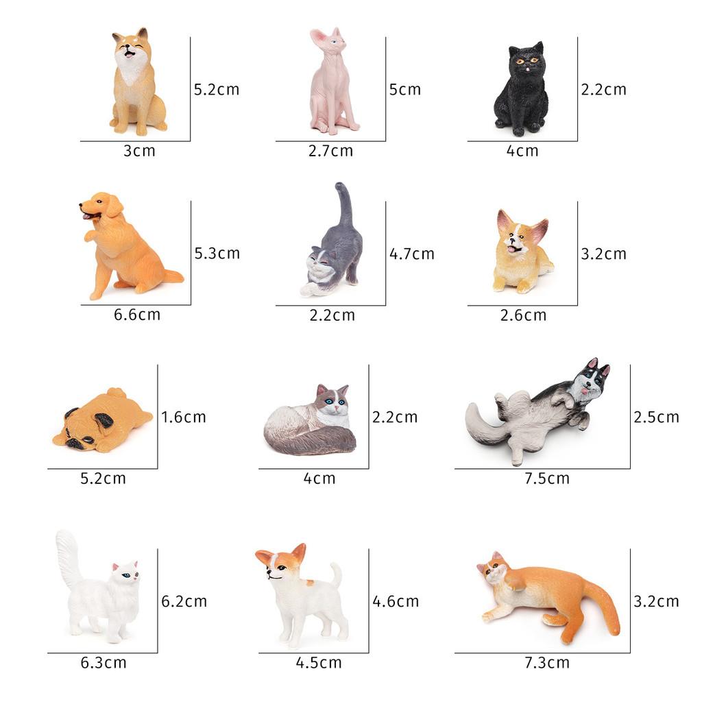 Pet Animal Replica Pvc Sculpture For Kids Playroom And Collectible Display