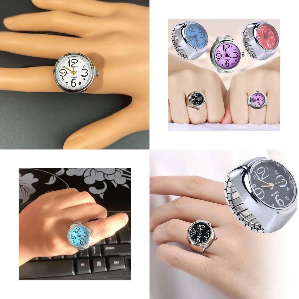 Stylish Couple's Finger Watch With Unique Design Quartz Movement For Trendy Individuals