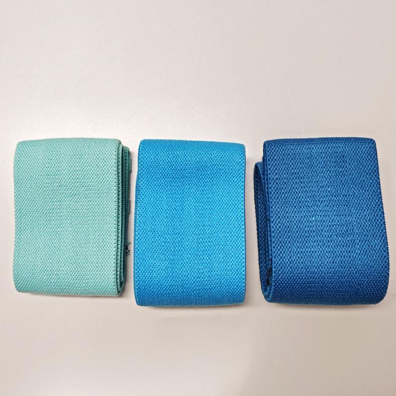 Polyester Cotton Yoga Resistance Bands Set - Booty, Squat, and Hip Lift Fitness Elastic Bands In Stock