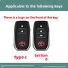 AAAM1 Suitable for 2024 Toyota Fenglanda key set 22-24 Elite Edition Luxury Edition car specific metal buckle shell