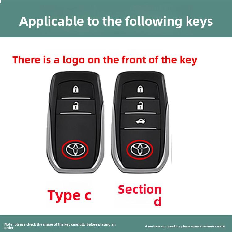 AAAM1 Suitable for 2024 Toyota Fenglanda key set 22-24 Elite Edition Luxury Edition car specific metal buckle shell
