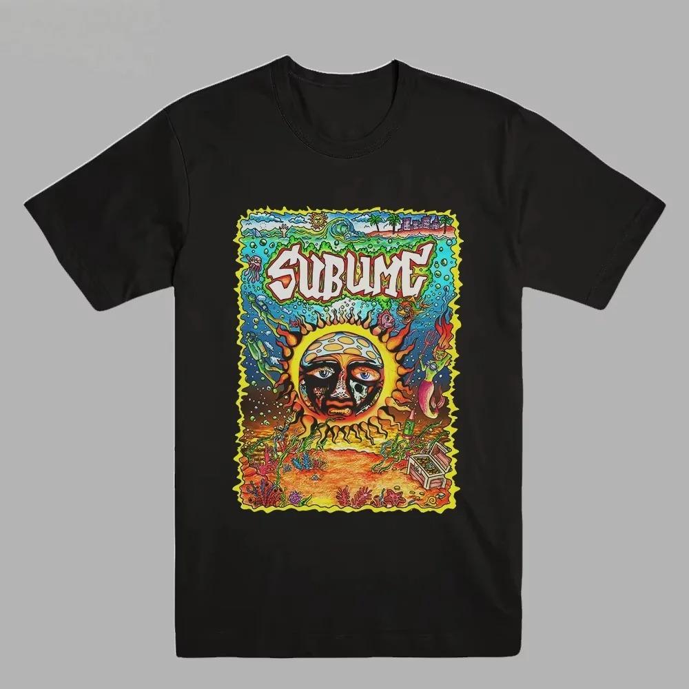 Camiseta SUBLIME Banda SKA Punk Rock Hip Hop Americano Manga Corta 2026 Algodón Cuello Redondo Top de Verano Nuevo Camiseta para Hombre