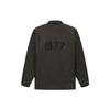 Fear of God Essentials FW22 Nylon Coaches Jacket 'Off Black' Men's FOG-FW22-609