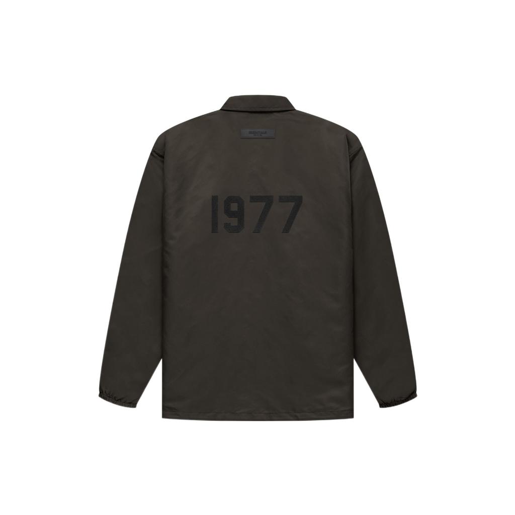 Fear of God Essentials FW22 Nylon Coaches Jacket 'Off Black' Men's FOG-FW22-609