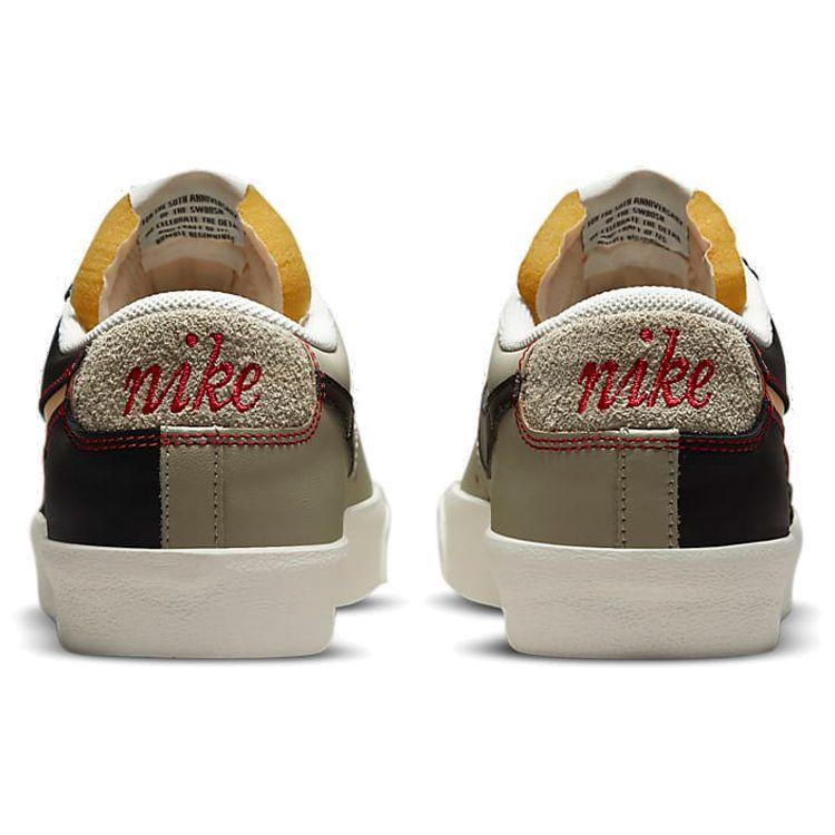 Nike Blazer Low 77 Premium Removable Swoosh - Black Unisex Sneakers Deep-Royal-Blue Light-Stone DH4370-001