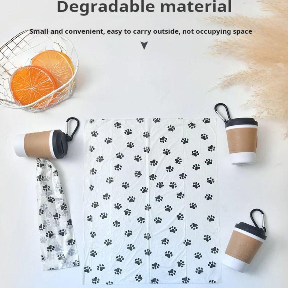 Coffee Cup Style Dog Poop Bag Holder Creative Design Portable Doggie Trash Organizer Dog Walking Toilet Picking