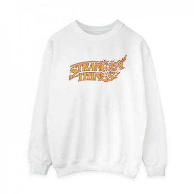 Netflix Womens/Ladies Stranger Things Logo Breaking Sweatshirt