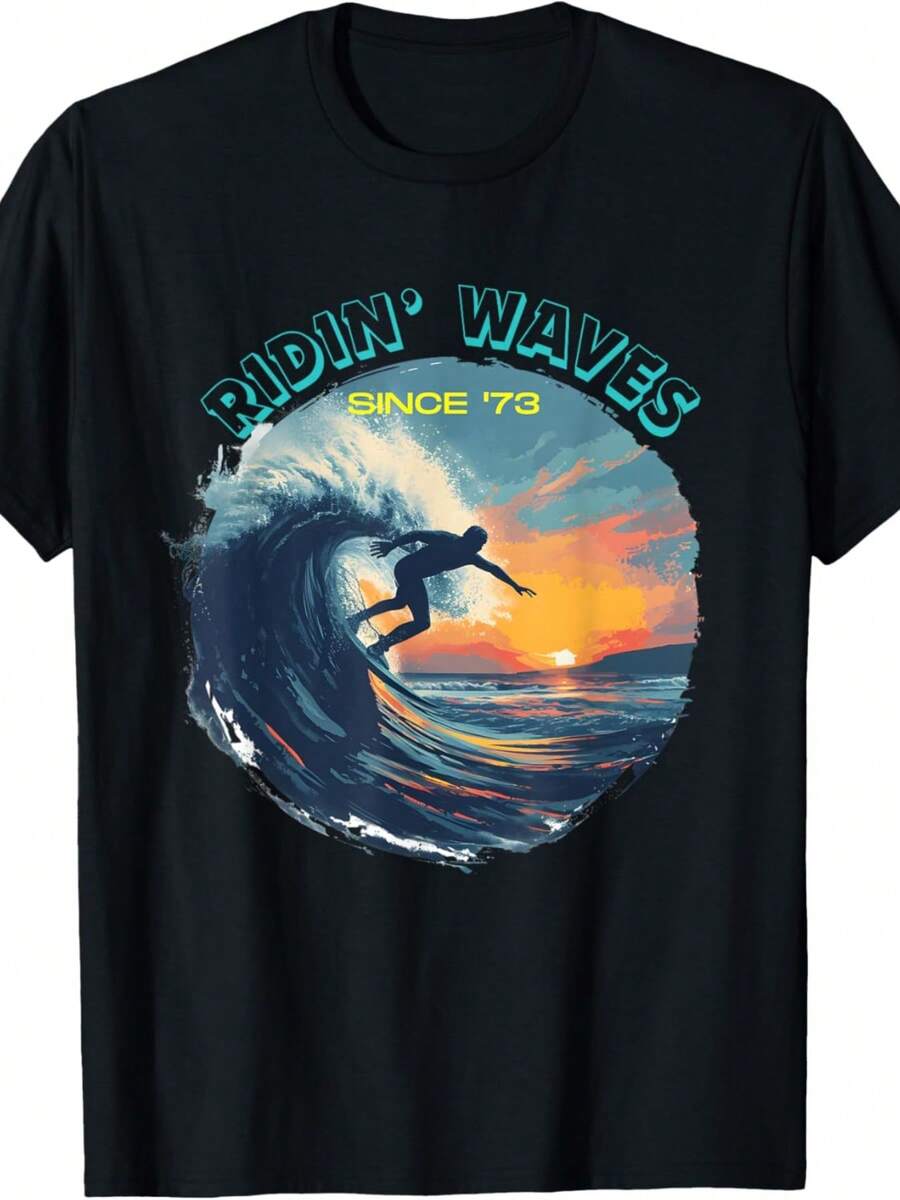 Rods Shirt Last Lap Tour Waves MeOOOOOh Print Short Sleeve Fashion Graphic Tshirt For Unisex L