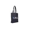 New A.P.C Cotton Tote Bag, Shopping Bag, Handbag Women's Indigo M61683COCSXIAI