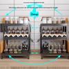 3-Tier Carbon Steel Kitchen Spice Organizer