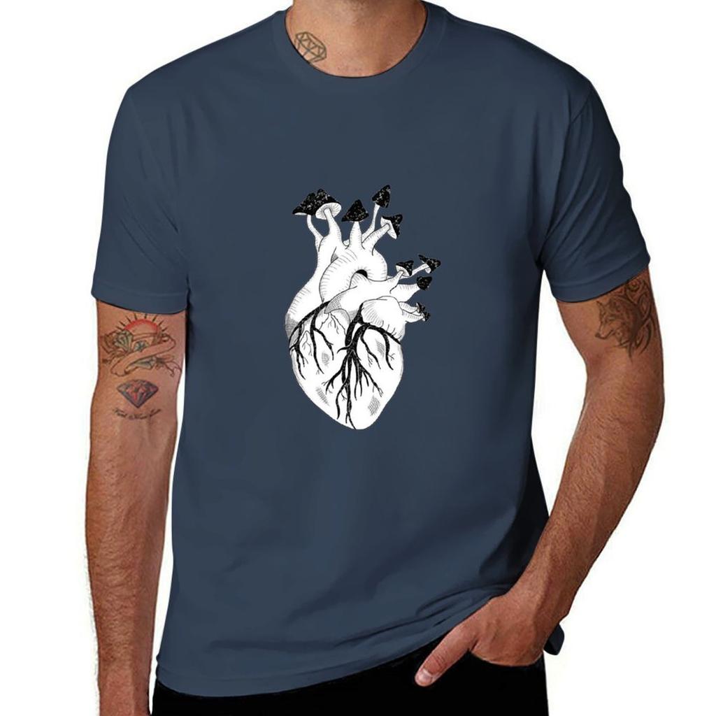 Infected Heart TShirt Work Utility Short Sleeve Shirt