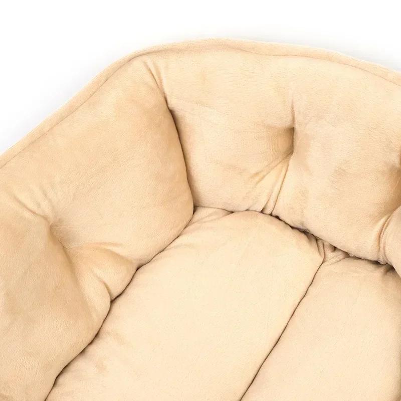 Super Cute Cute Pet Litter Cattery Dog Soft and Comfortable High Elastic PP Cotton Wool Dog Bed Small Dog Sofa for All Seasons