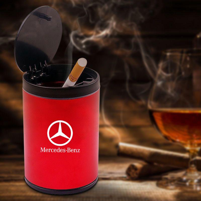 CRV1   Portable Car Ashtray Cigarette Ash Holders With Cover For Mercedes benz E GLK CLS A W204 W213 W221 ML ABR Apple Tree Accessories
