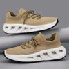 Men's Lightweight Athletic Running Walking Gym Shoes Casual Fashion Sneakers Tennis Walking Sneakers Knitted Mesh Breathable Sport Shoes for Male