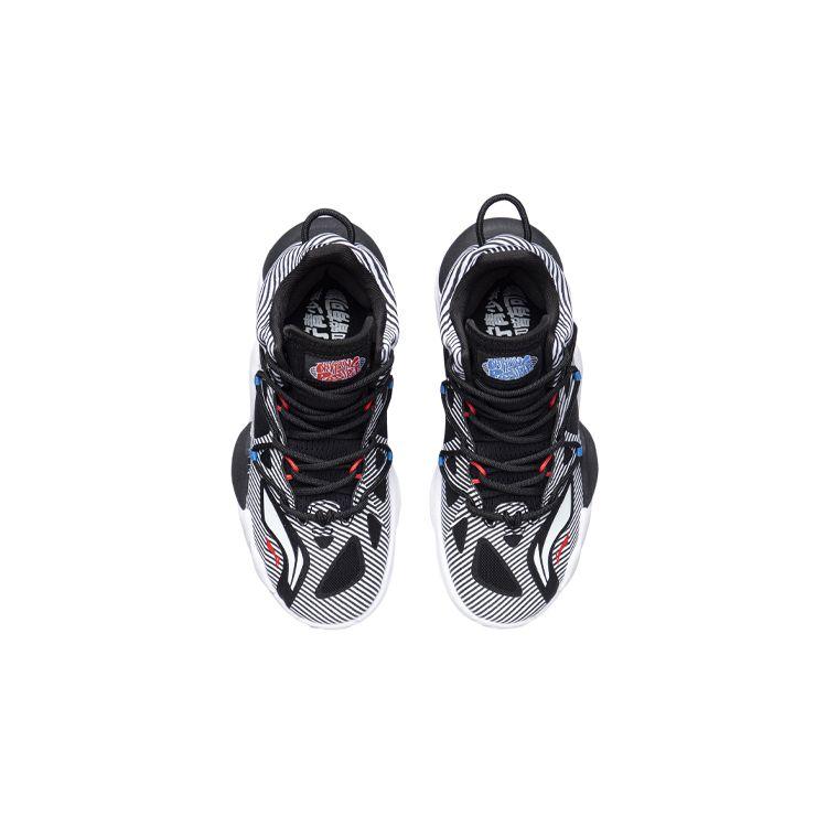Li Ning Youth Air Strike Low Comfortable Non-Slip Wear-Resistant Breathable Lightweight Rebound Mid-Top Basketball Shoes YKBR036-43