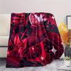 1Pc Alastor Anime Print Flannel Blanket, High quality Comfortable for All Seasons, Home Decor, Warmth and Comfort, Perfect for Christmas Gifts 55
