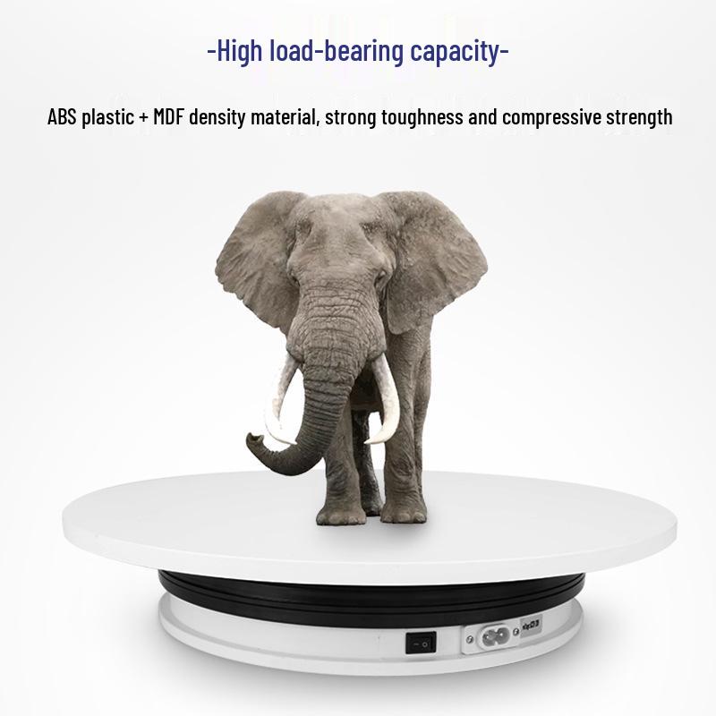 Automatic Rotating Display Stand for Live Streaming, E-commerce, Figurines, and Panoramic Photo/Video Shooting