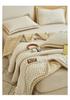Thickened Three-Layer Baby Milk Fleece Quilted Blanket - Warm, Solid Color, Skin-Friendly Nap Blanket.