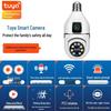 Tuya WiFi Smart Dual-Lens Nachtsicht E27 Glühbirnenkamera