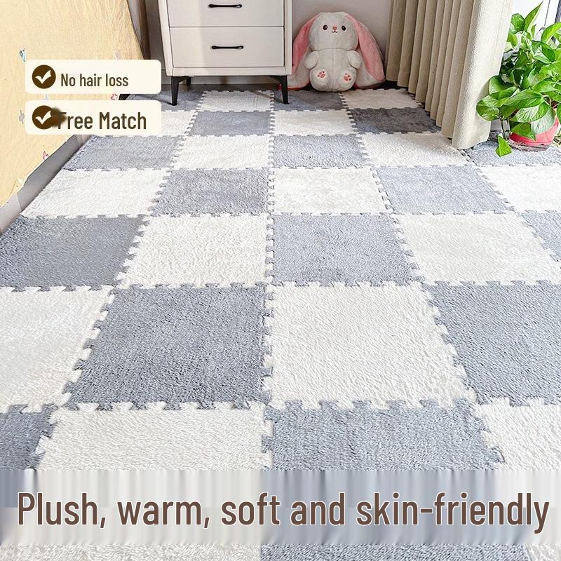 OEINGOEING Interlocking Plush Foam Floor Mats