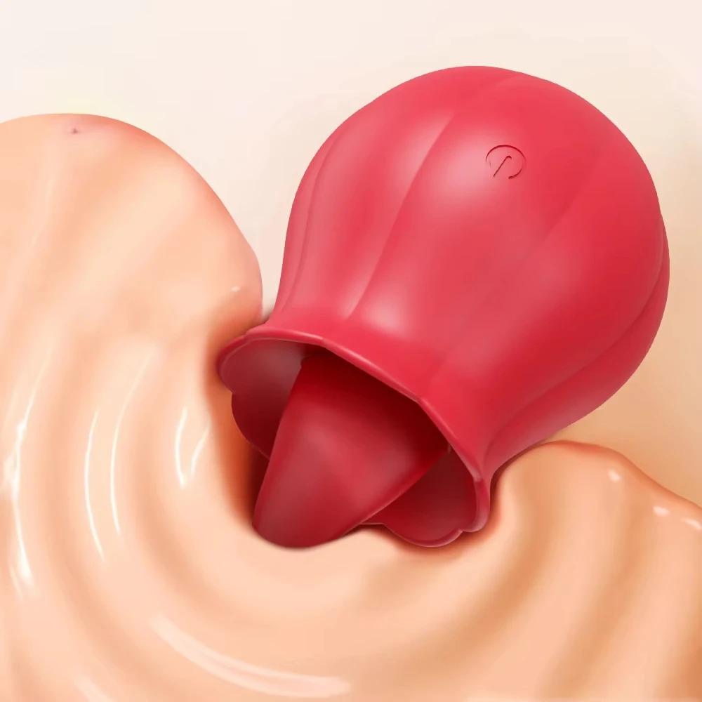 Powerful Swing Vibrator for Woman Nipple Clitoris Stimulator G-Spot Massager Vibrating Female Oral Masturbation Adults Sex Toys