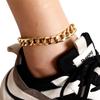 Classic Cuban Chain Women Anklet Summer Beach Foot Bracelet Anklet For Women Jewelry Gift