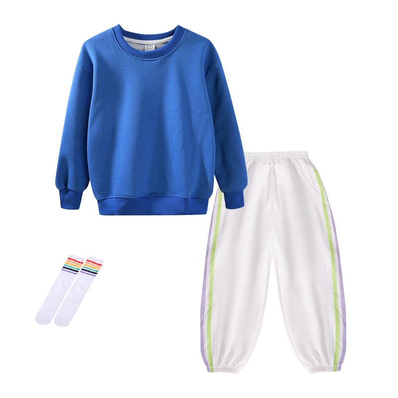 

Kids Cheerleading Outfit for Spring/Autumn Events, School Performances, and Sports Meets. 130 cm